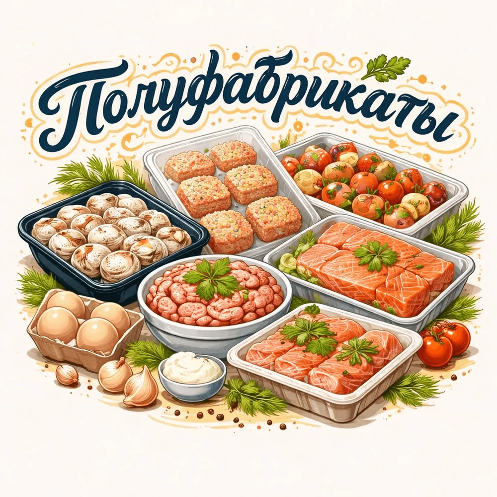 Домашние полуфабрикаты!